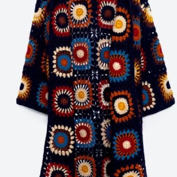 Bohemian hippie vintage cardigan - Picture 11 of 11